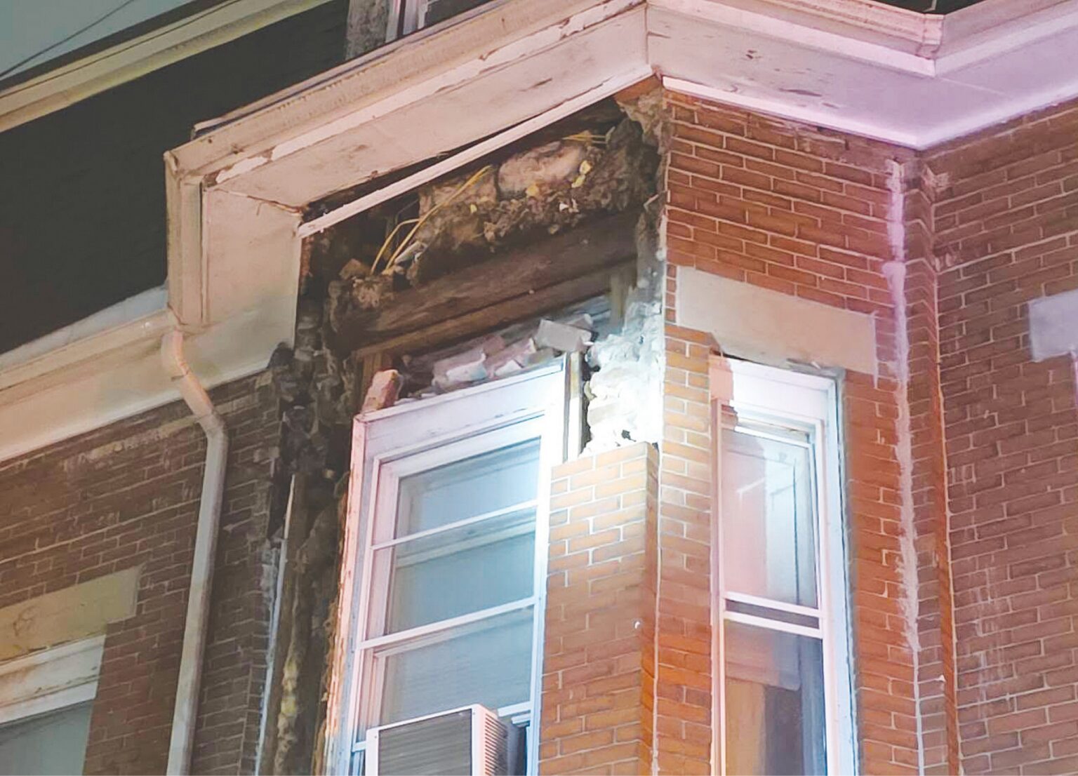Six units evacuated due to partial building collapse on Orange Street ...