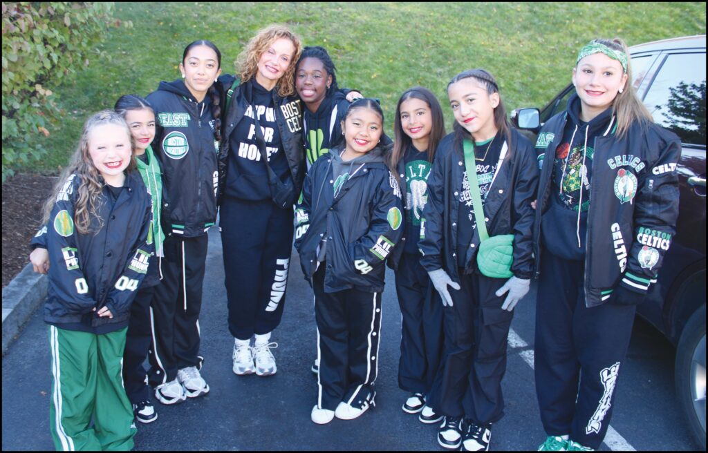 Reia Briggs-Connor of Phunk Phenomenon Dance Complex and her group of dancers who performed at the event.