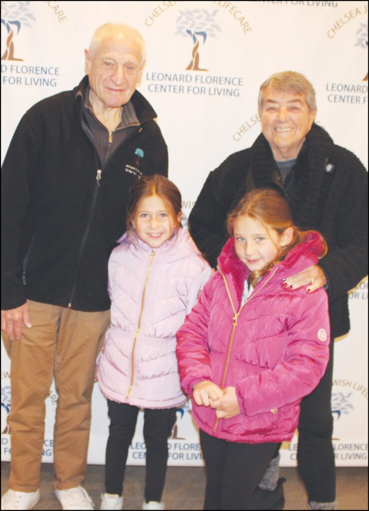 Legacy Care Chief Philanthropy Officer and Founding Executive Barry Berman, his wife, Cyndy Berman, and their grandchildren, Samantha Waxman and Alexandra Waxman.